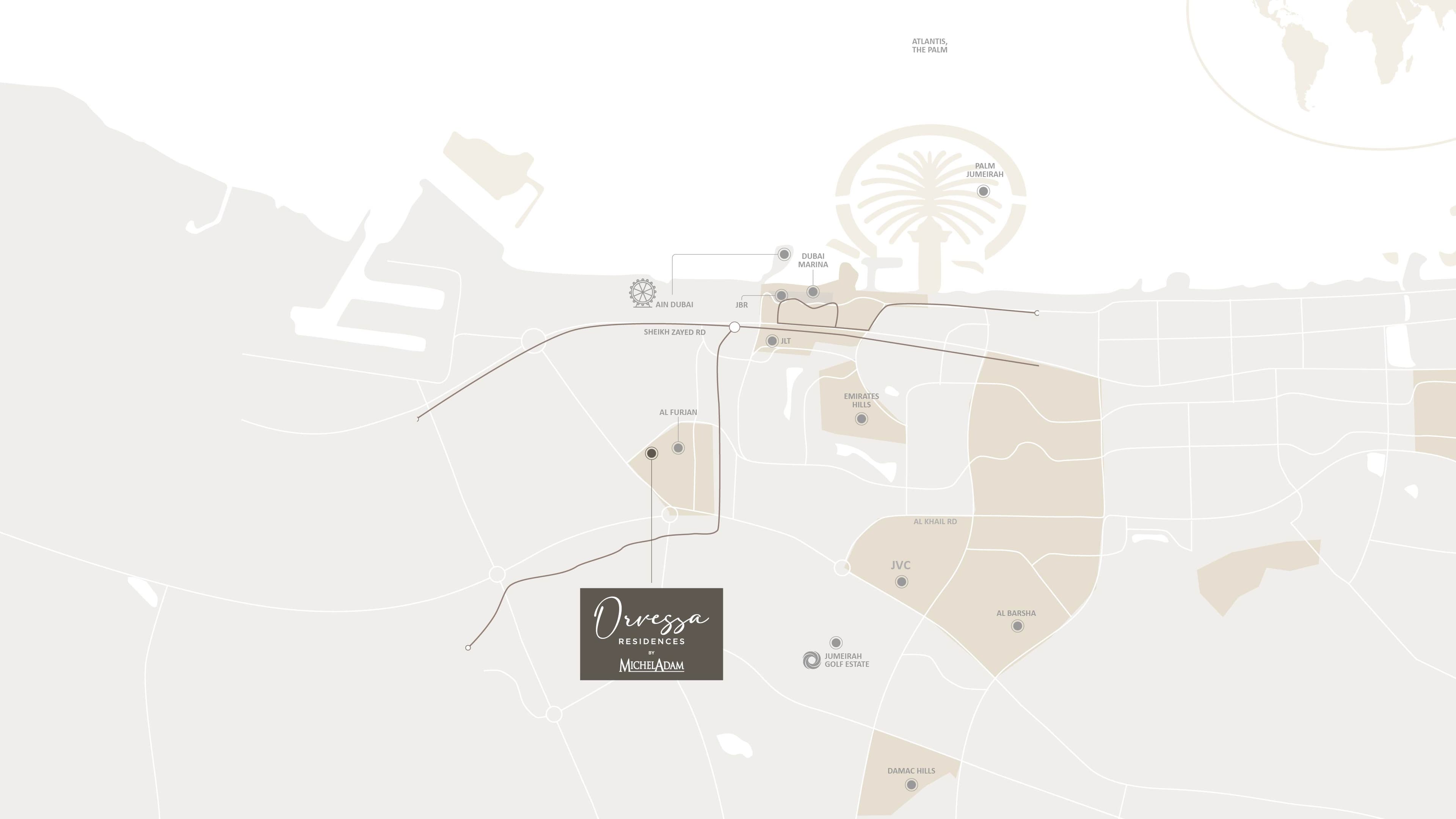 Orvessa Location